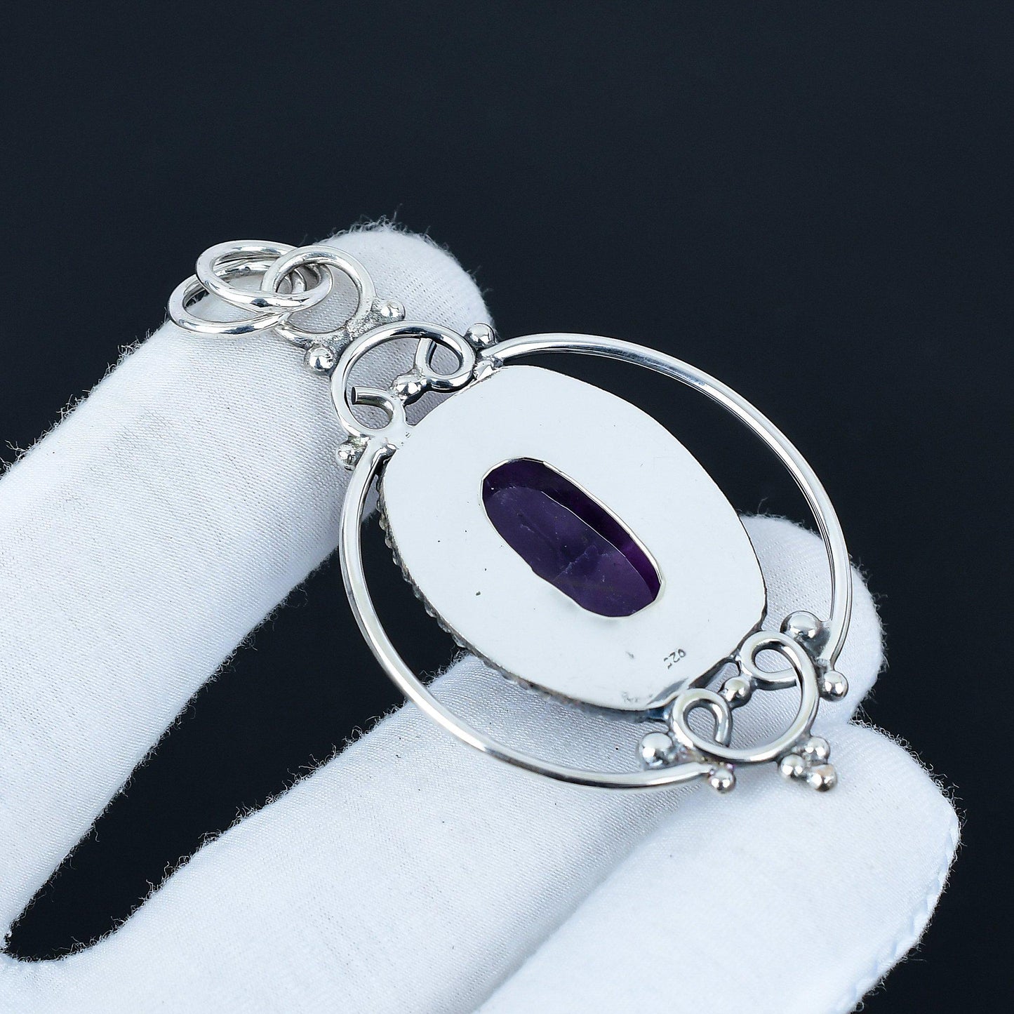 Purple Amethyst Gemstone Pendant