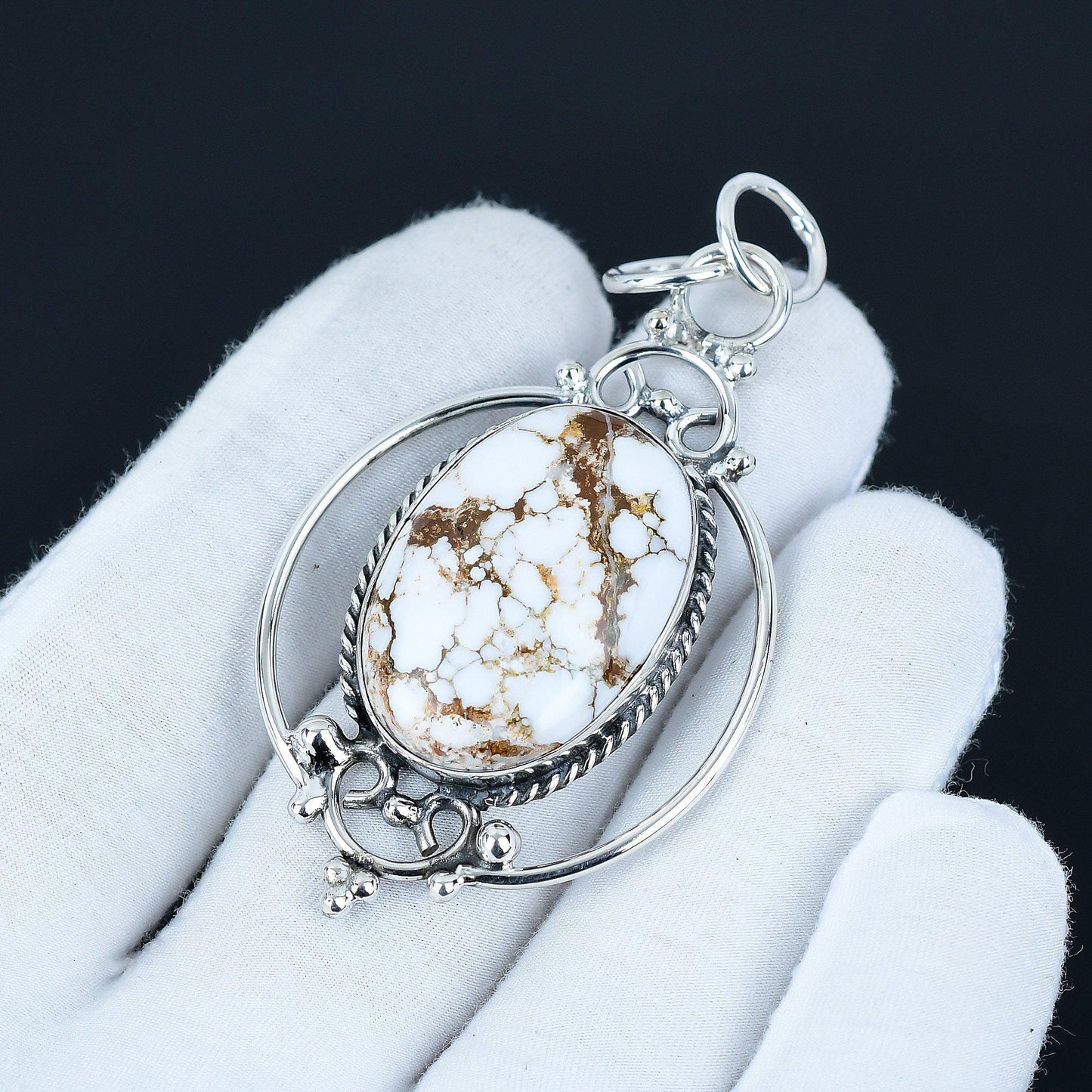 Brown Wild Horse Jasper Pendant