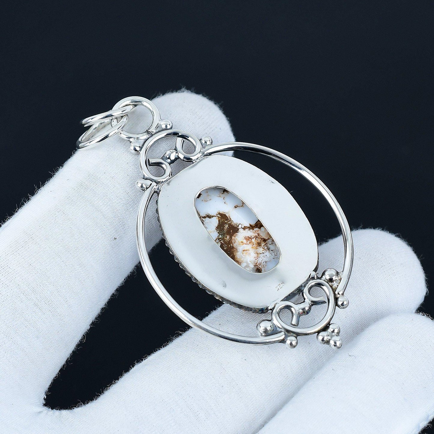 Brown Wild Horse Jasper Pendant