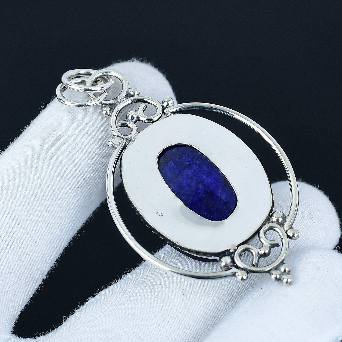 Blue Sapphire Gemstone Pendant