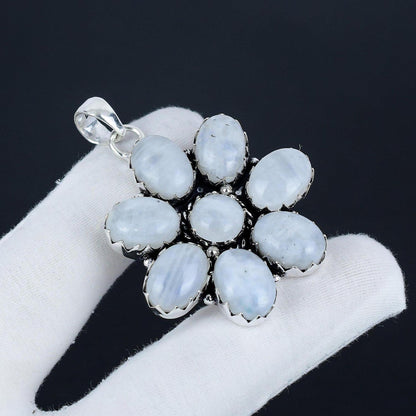 Rainbow Moonstone Gemstone Pendant