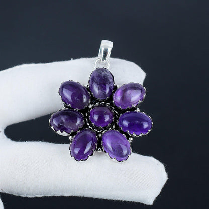 Purple Amethyst Gemstone Pendant