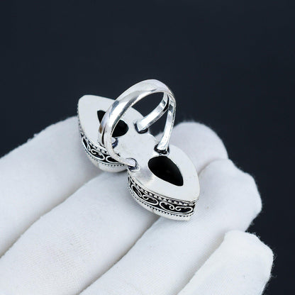 Black Onyx Gemstone Ring