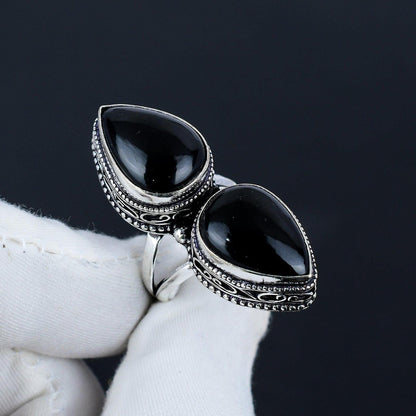Blue Sunstone Gemstone Ring