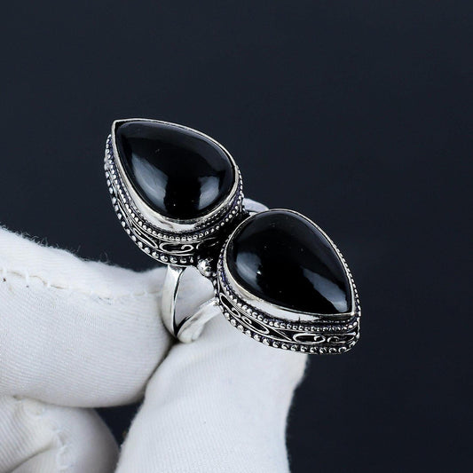 Blue Sunstone Gemstone Ring