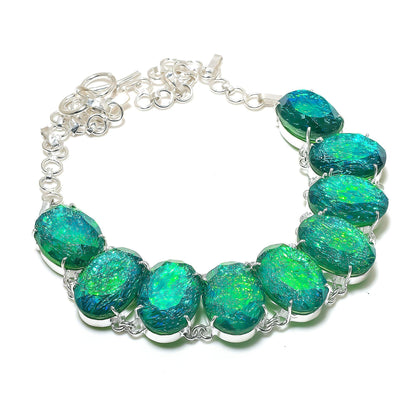 Blue Opal Gemstone Necklace