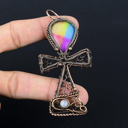 Rainbow Solar Quartz Gemstone Pendant
