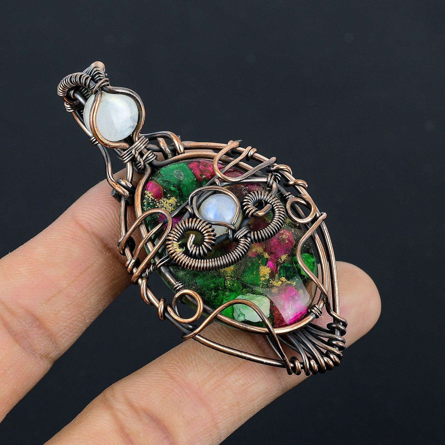 Turquoise Evil Eye Gemstone Pendant