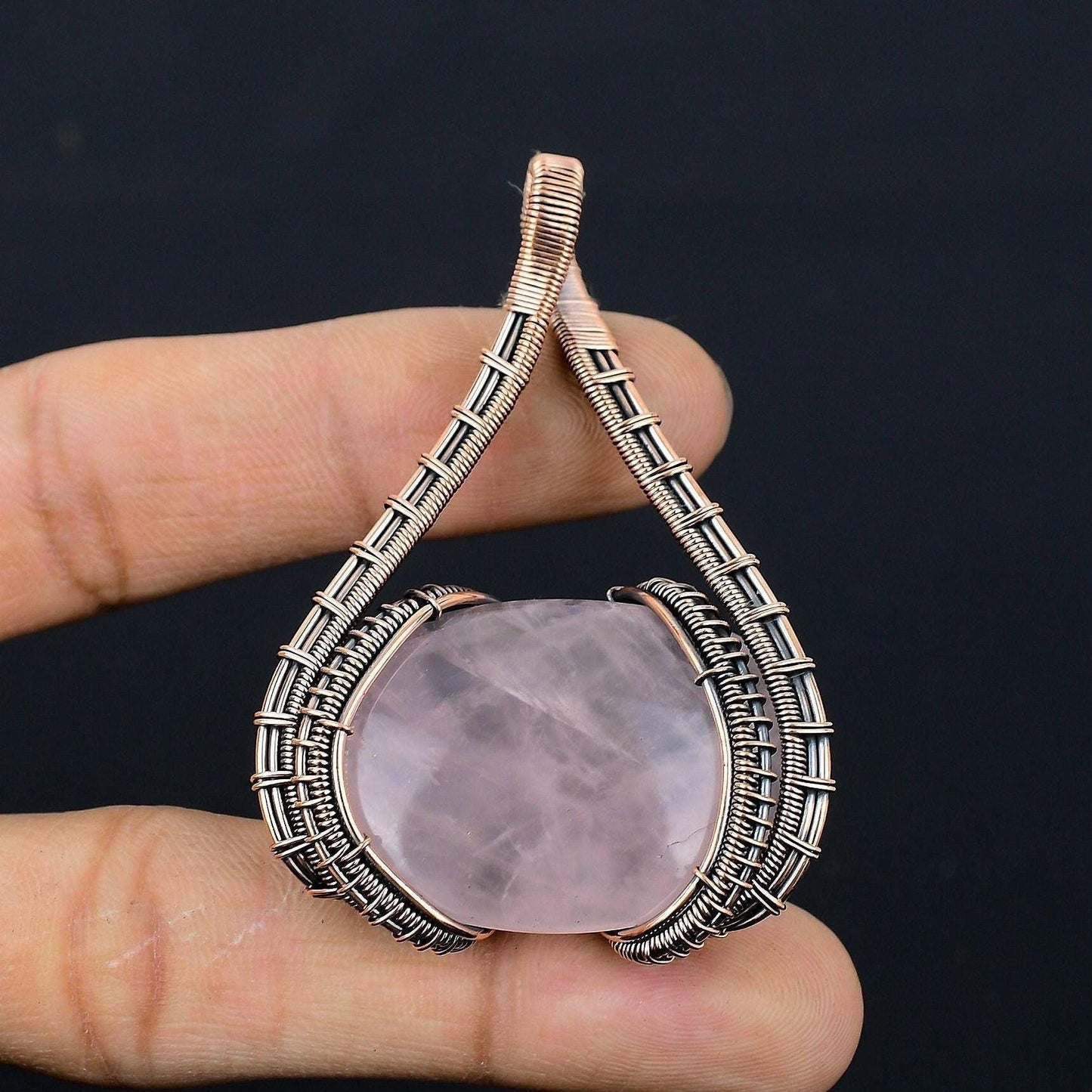 Rose Quartz Gemstone Pendant