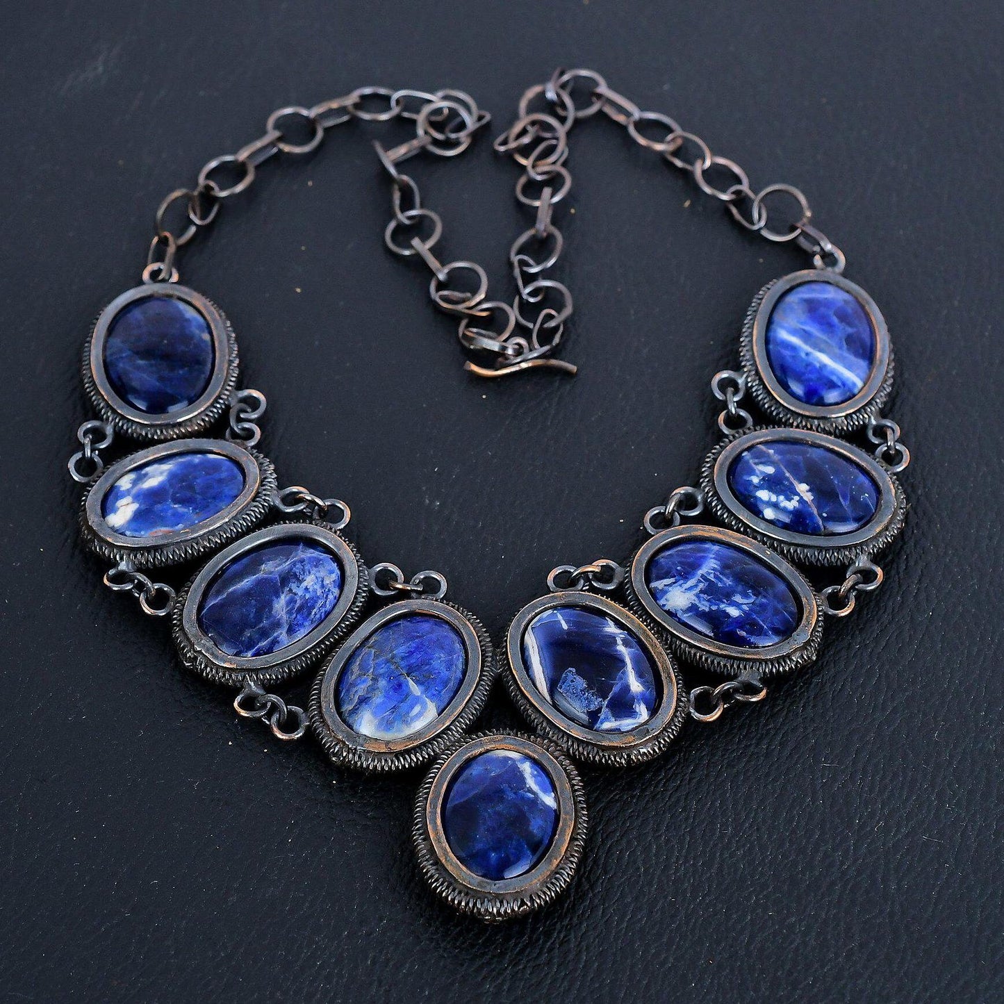 Blue Sodalite Gemstone Necklace