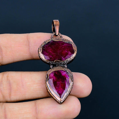 Red Ruby Gemstone Pendant