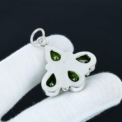 Green Peridot Gemstone Pendant