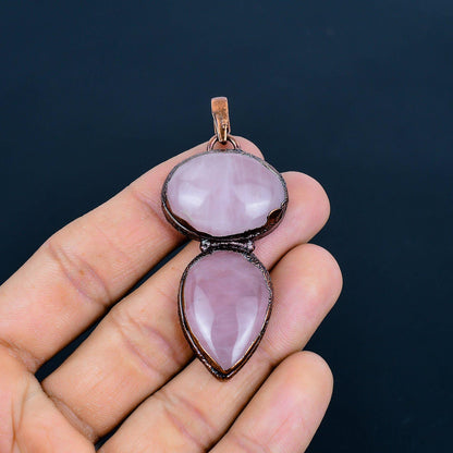 Rose Quartz Gemstone Pendant