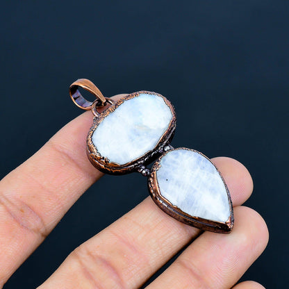 Rainbow Moonstone Gemstone Pendant
