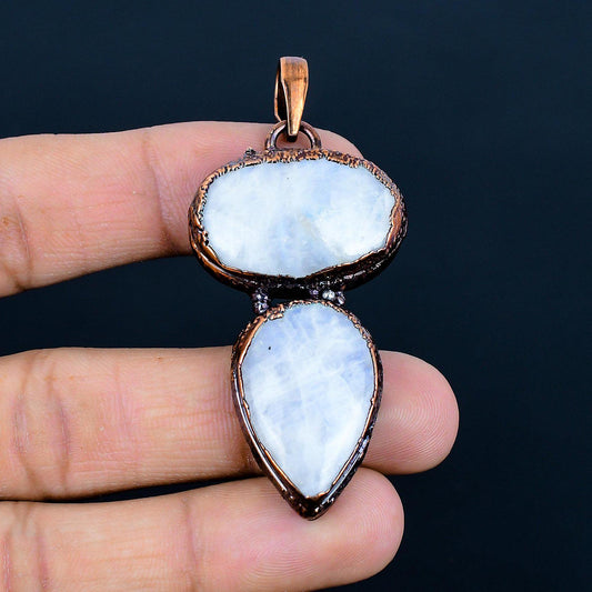 Rainbow Moonstone Gemstone Pendant