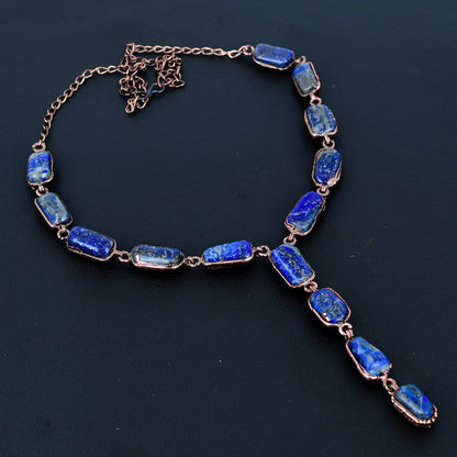 Blue Lapis Lazuli Gemstone Necklace