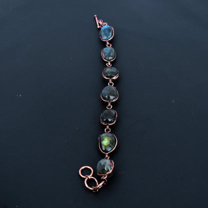 Blue Labradorite Gemstone Bracelet