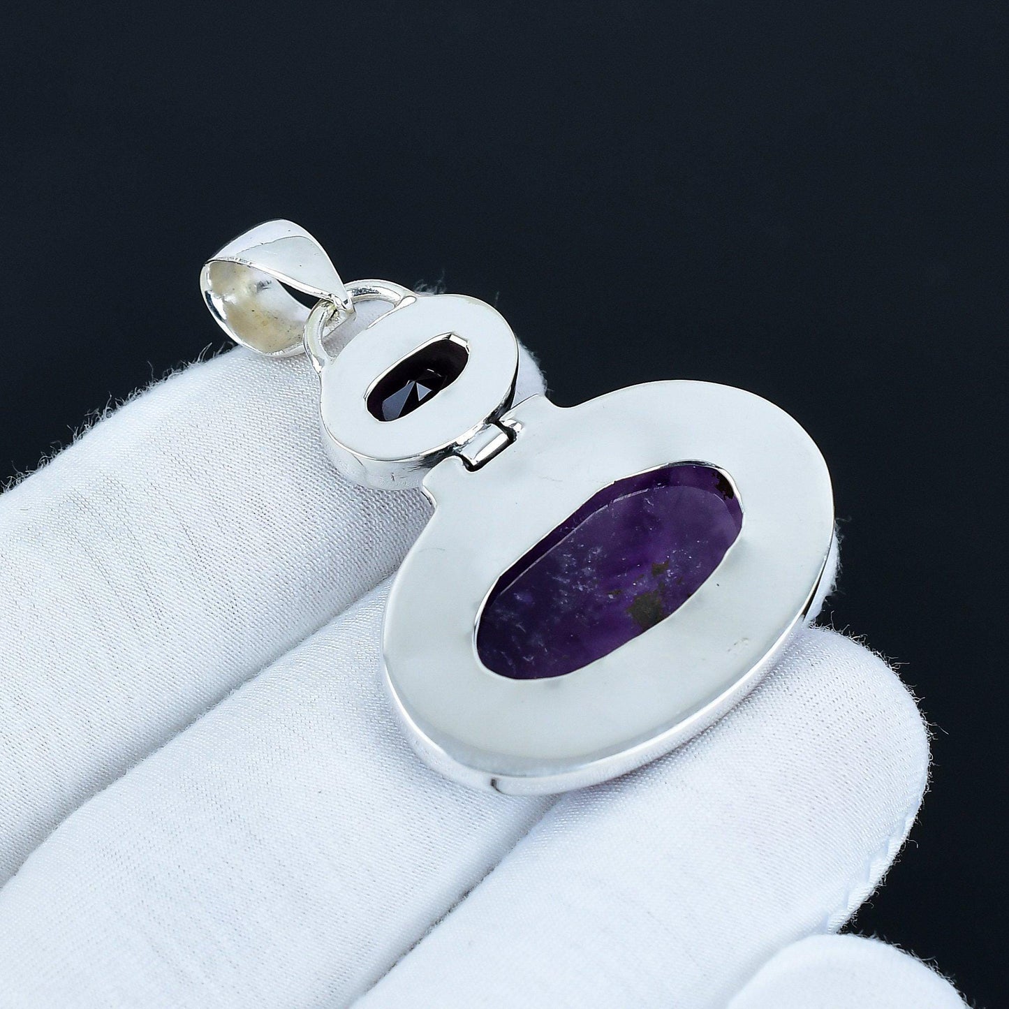 Purple Amethyst Gemstone Pendant