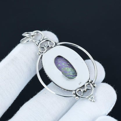Purple Purpurite Gemstone Pendant