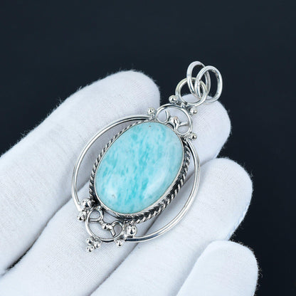 Green Amazonite Gemstone Pendant