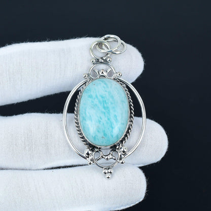 Green Amazonite Gemstone Pendant