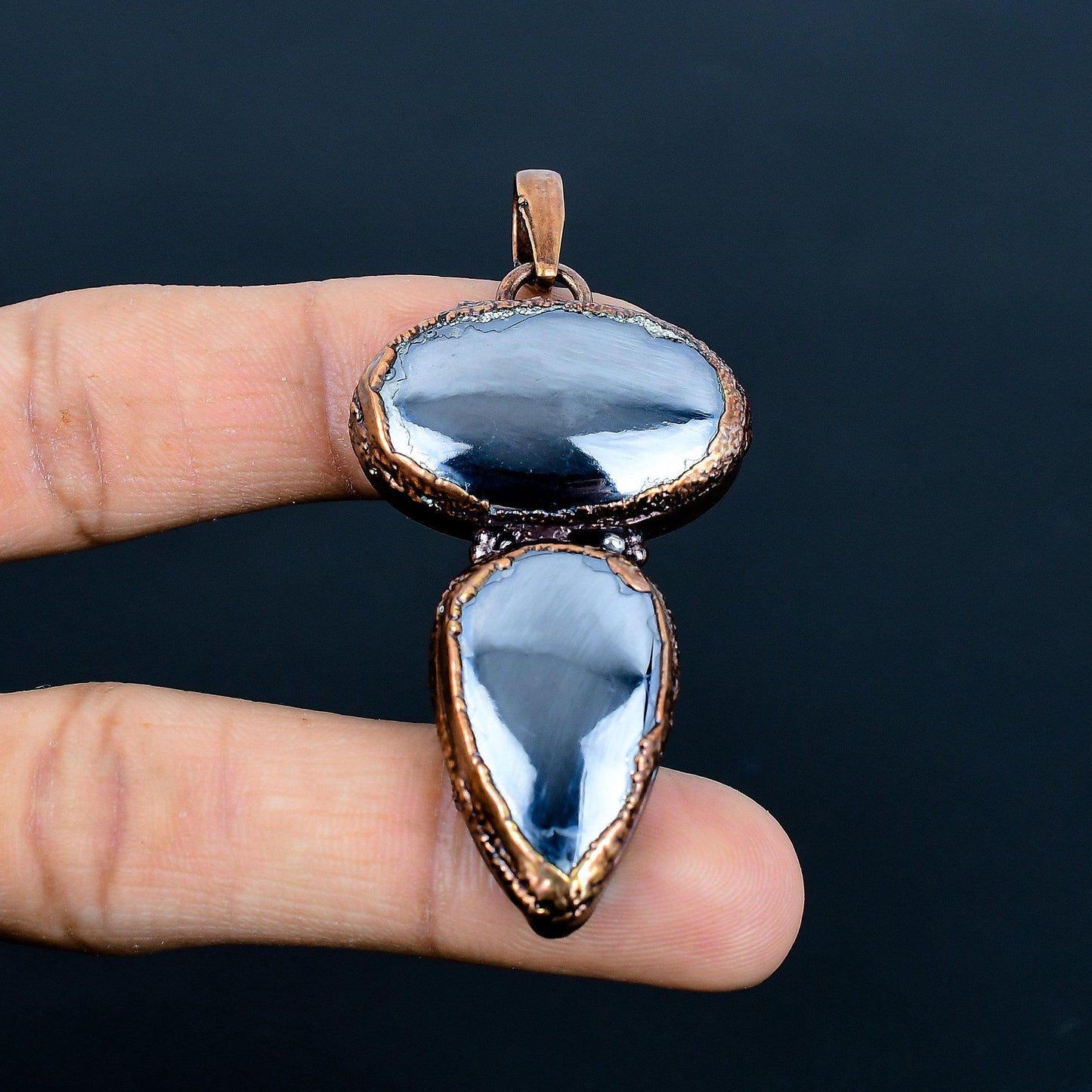 Black Shungite Gemstone Pendant