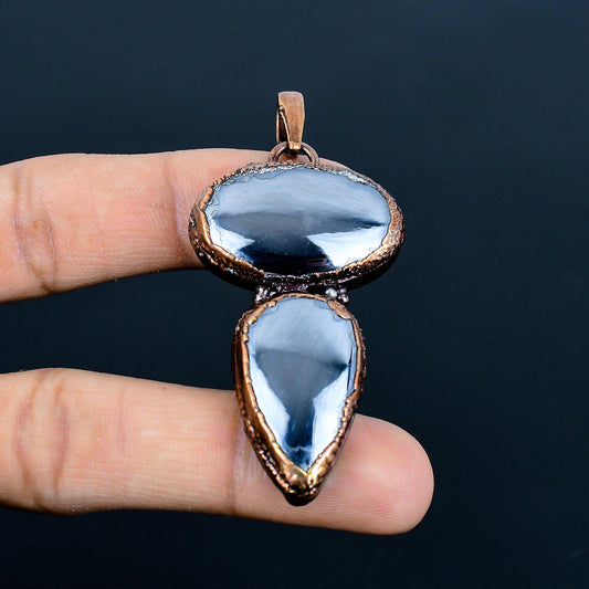 Black Shungite Gemstone Pendant