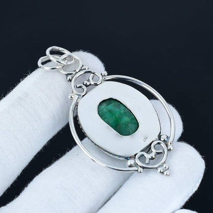 Emerald Green Gemstone Pendant