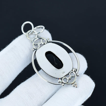 Black Onyx Gemstone Pendant