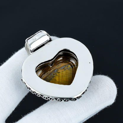 Brown Tiger Eye Gemstone Pendant