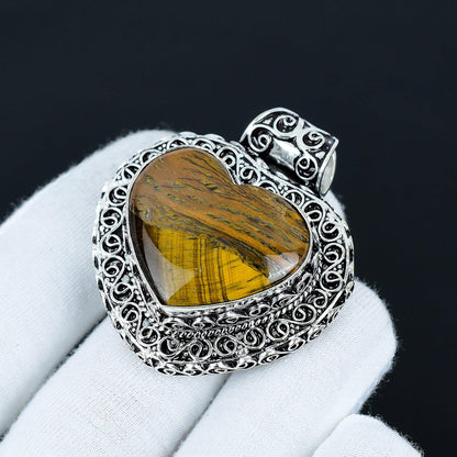 Brown Tiger Eye Gemstone Pendant