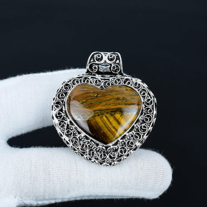 Brown Tiger Eye Gemstone Pendant