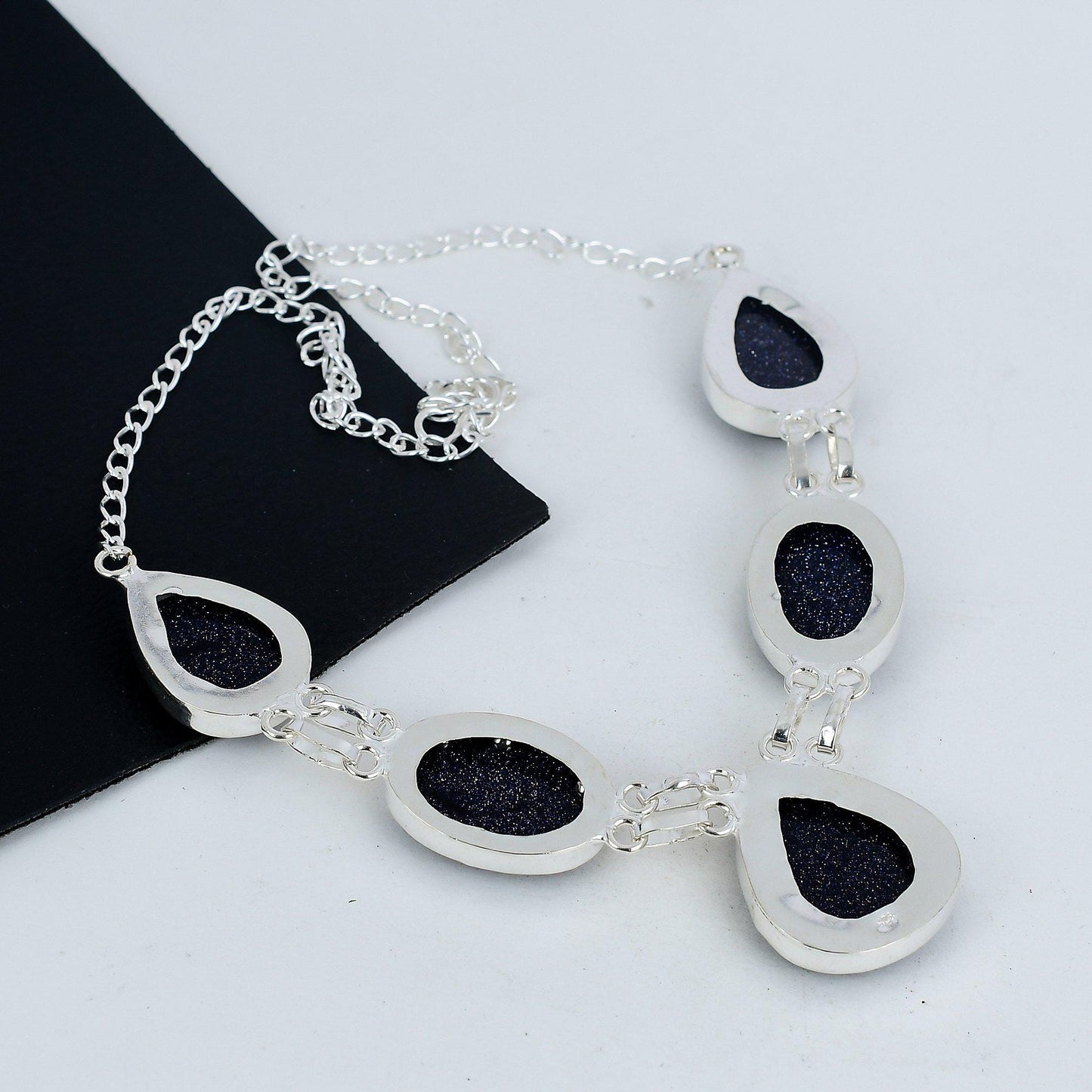 Blue Sunstone Gemestone Necklace