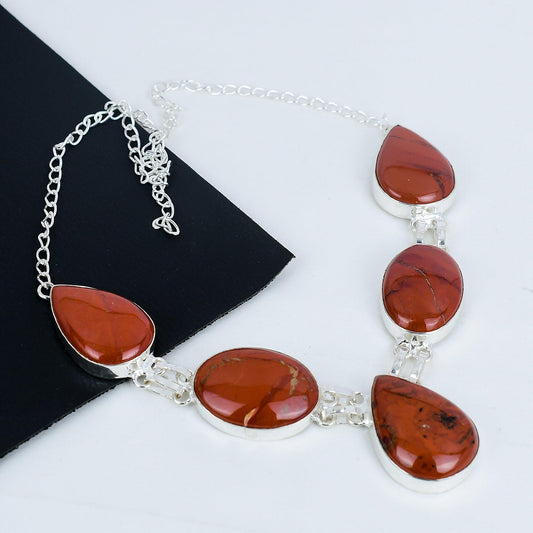 Red River Jasper Gemstone Necklace