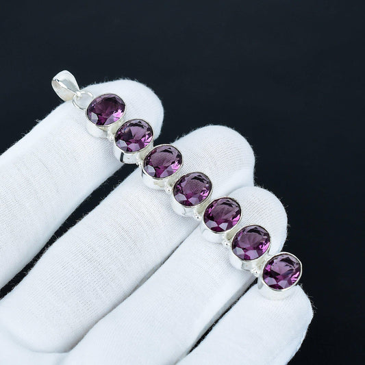 Pink Amethyst Gemstone Pendant