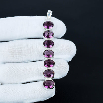 Pink Amethyst Gemstone Pendant