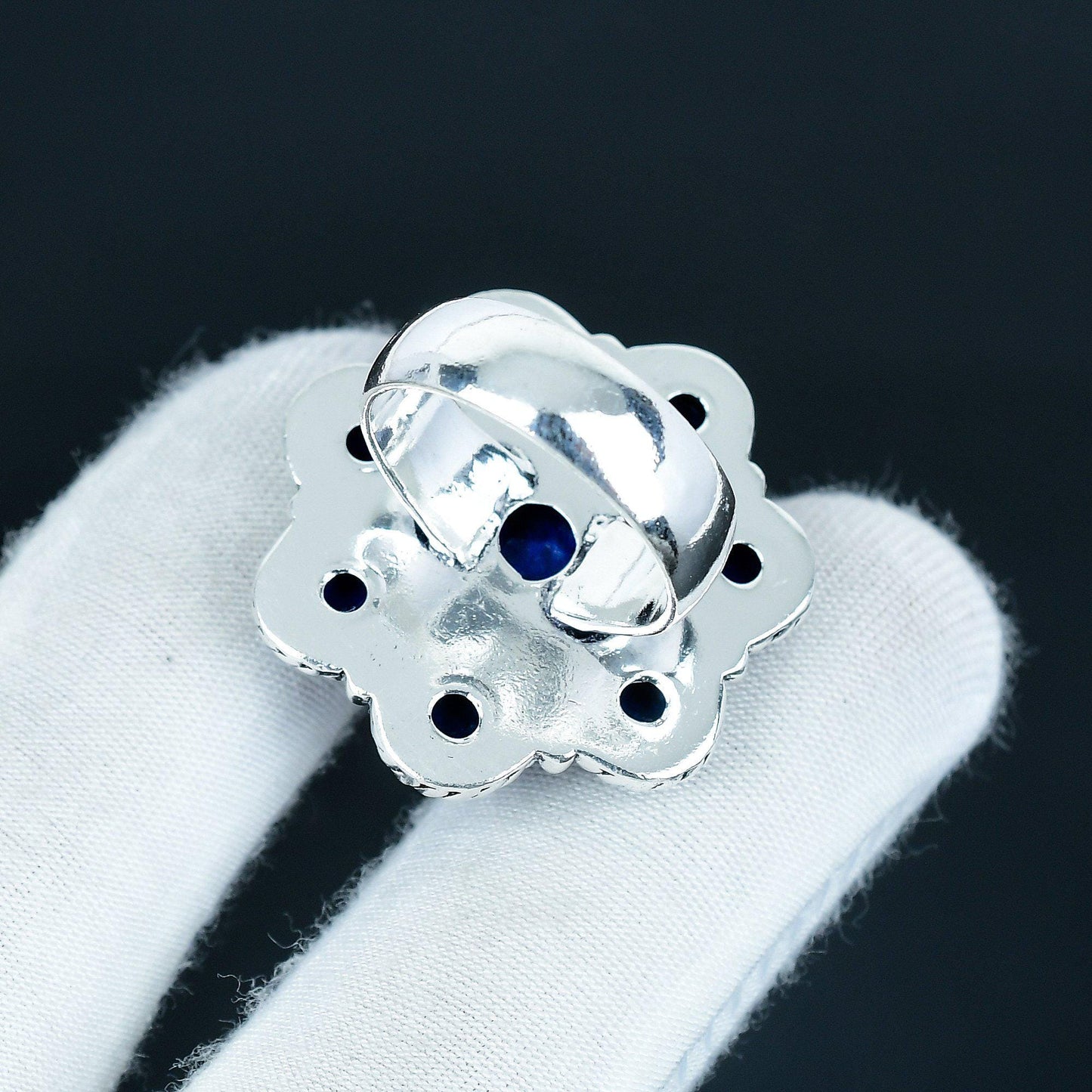 Blue Lapis Lazuli Gemstone Ring