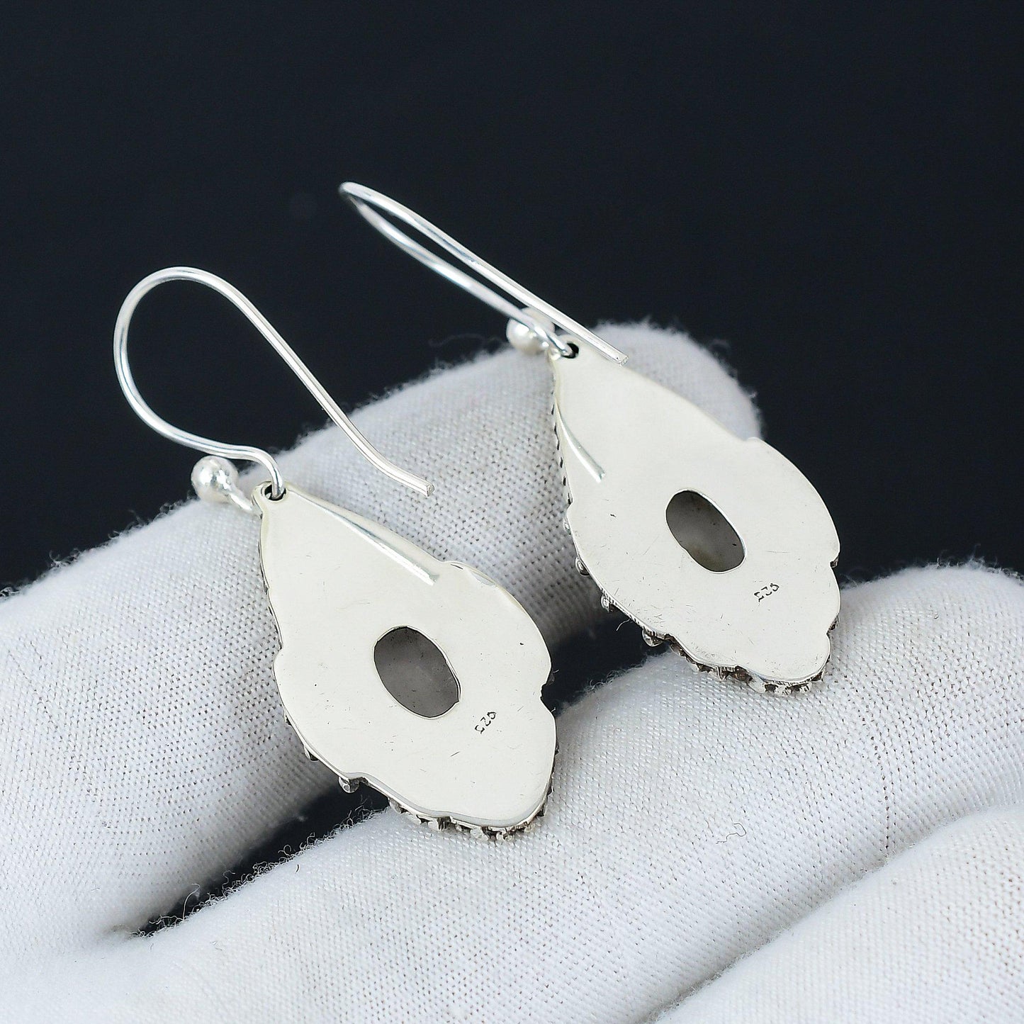 Pink Rose Quartz Gemstone Earrings