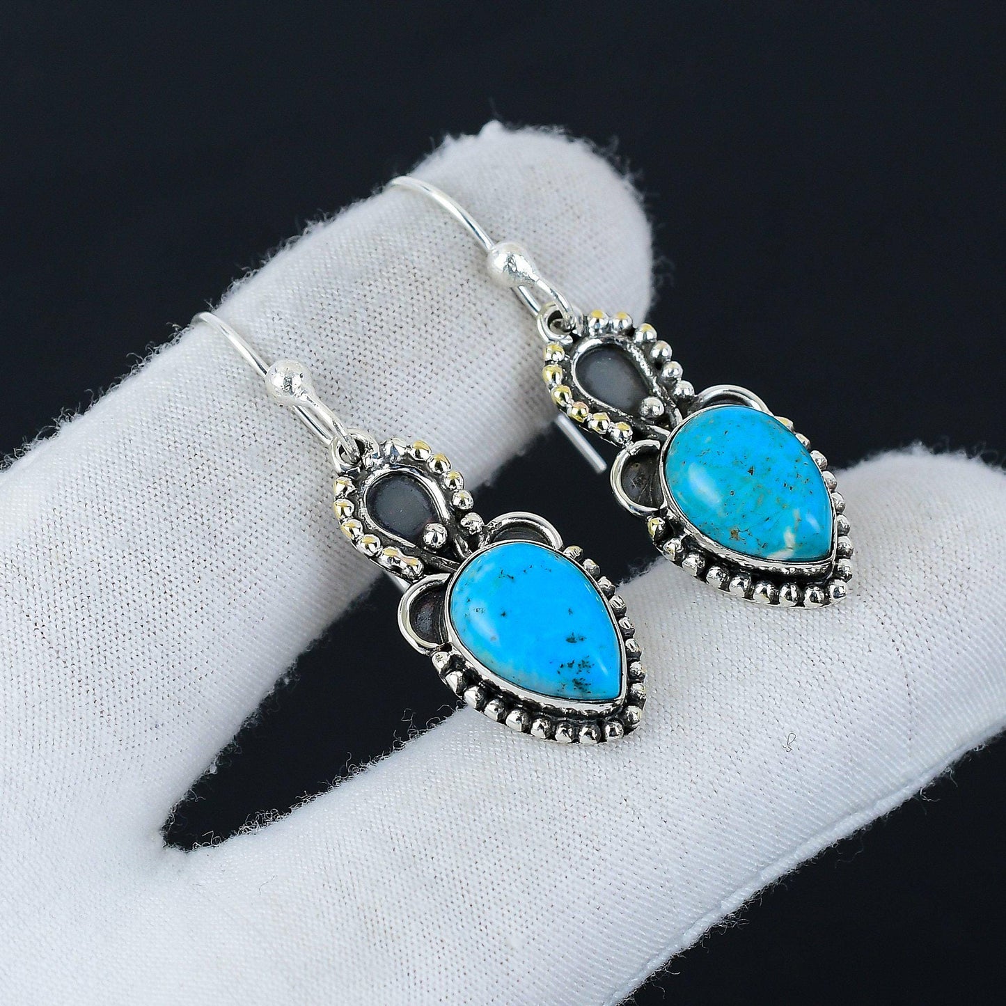 Sleeping Beauty Turquoise Gemstone Earrings