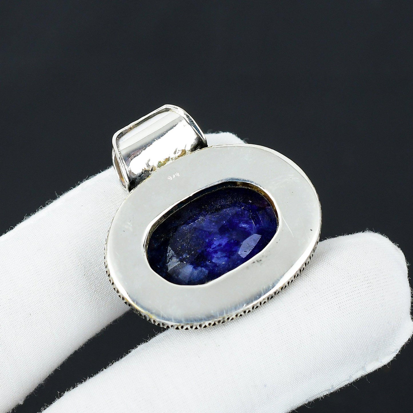 Blue Sapphire Gemstone Pendant