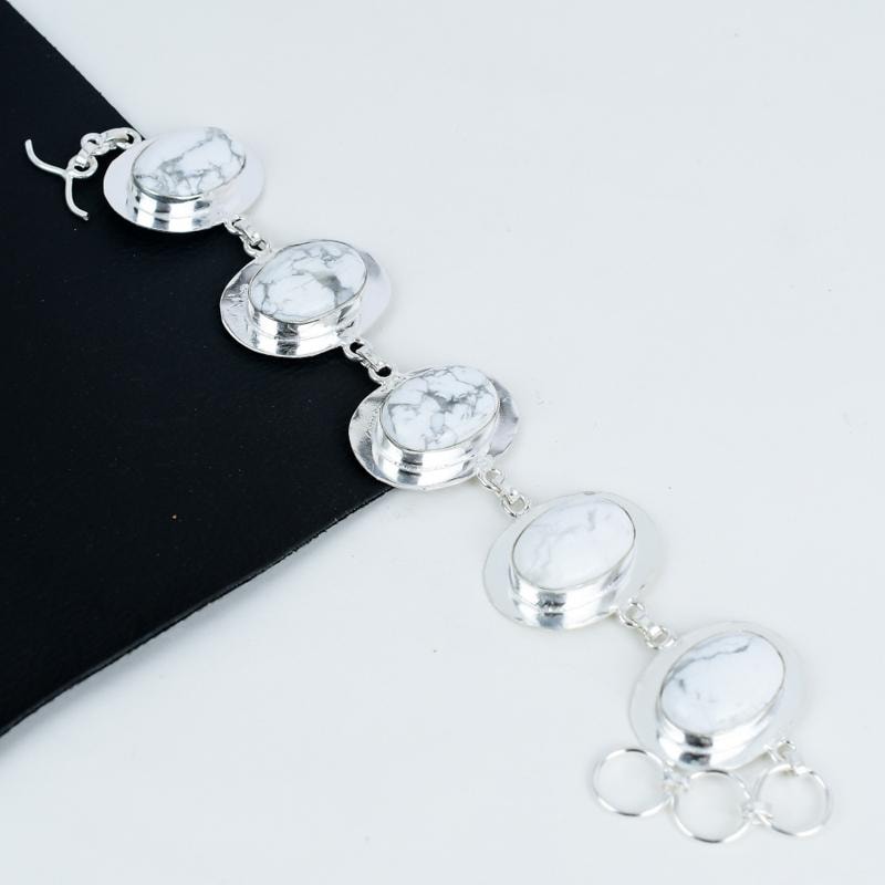 White Howlite Gemstone Pendant