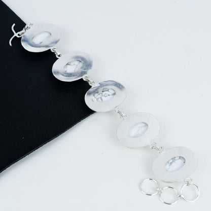 White Howlite Gemstone Pendant