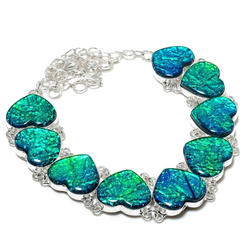 Green Triplet Opal Pendant Necklace