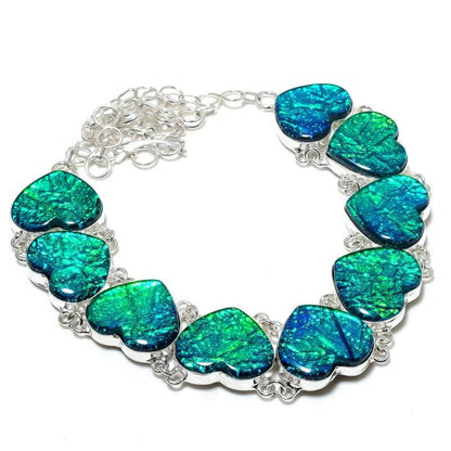 Green Triplet Opal Pendant Necklace