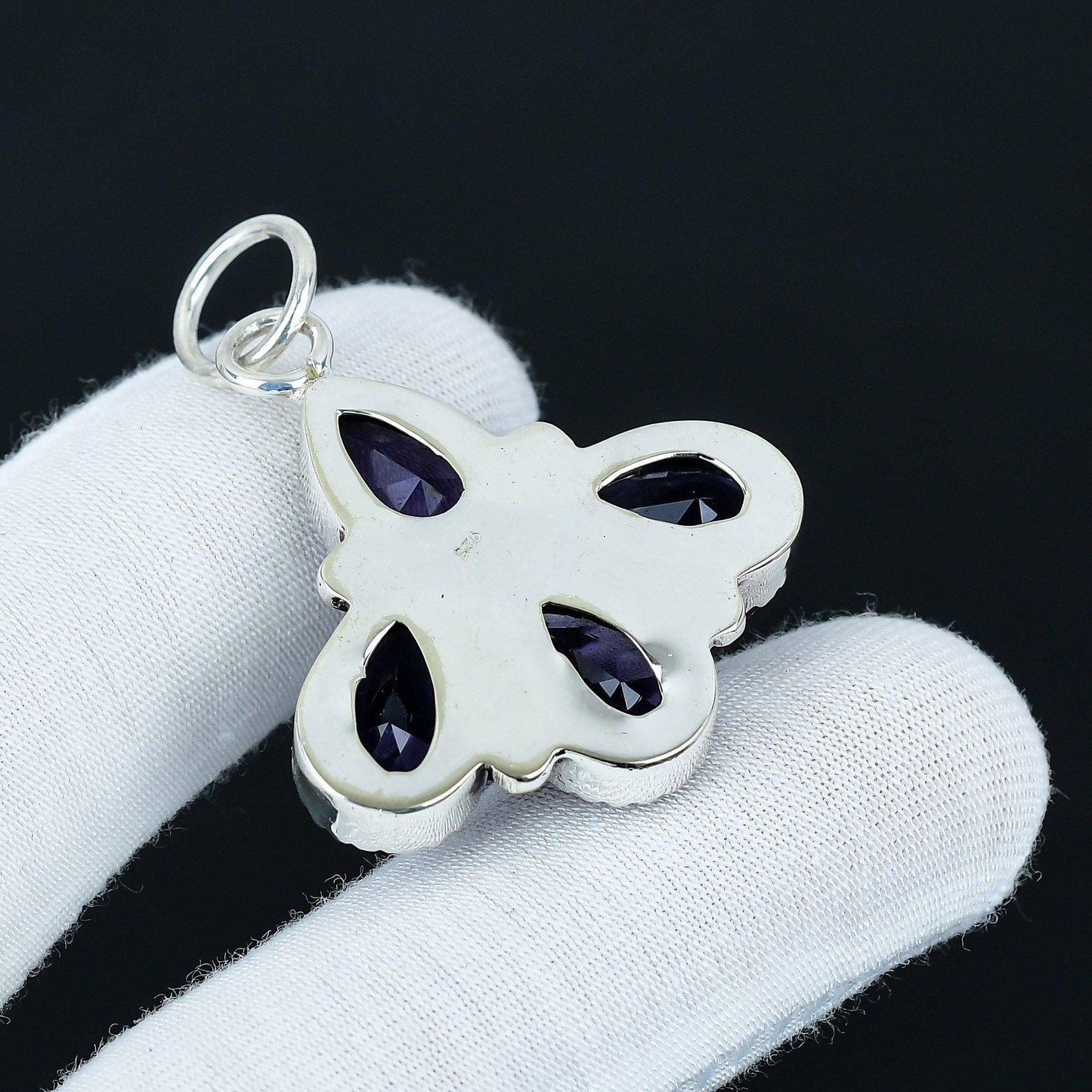 Purple Amethyst Teardrop Pendant