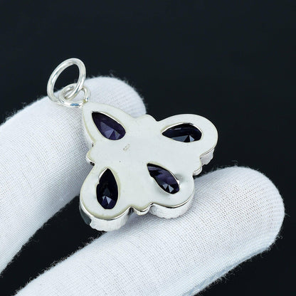 Purple Amethyst Teardrop Pendant