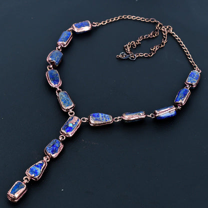 Blue Lapis Lazuli Gemstone Necklace