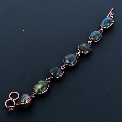 Blue Labradorite Gemstone Bracelet