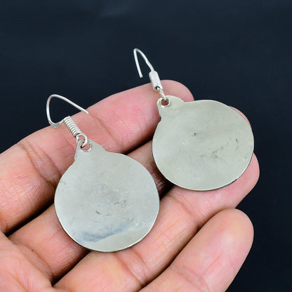 Turquoise Gemstone Sterling Silver Earrings
