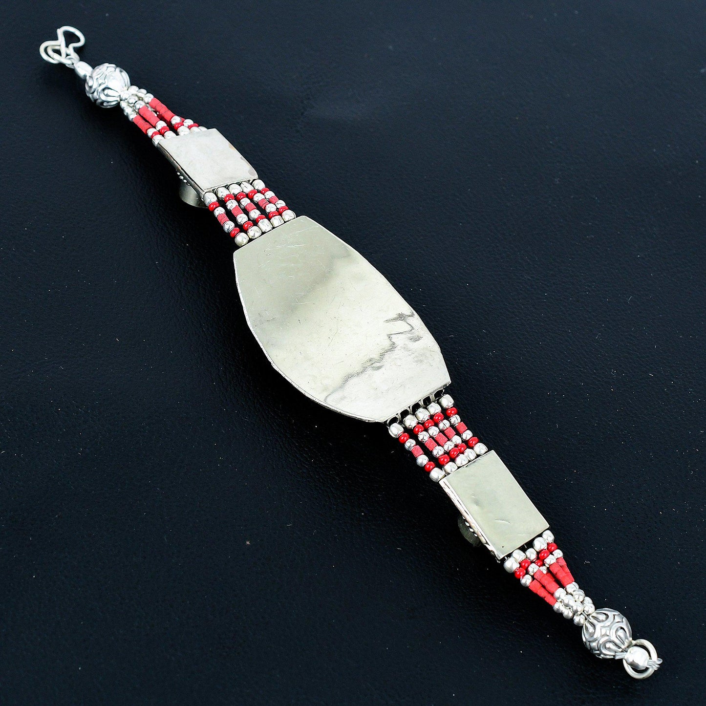 Red Coral Gemstone Bracelet